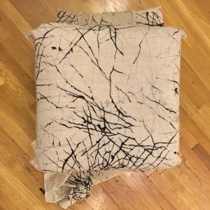 Black/White Funky Scarf Wrap Pashmina